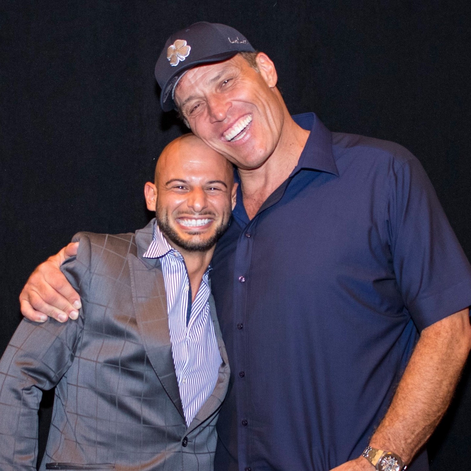 Dragan Trajkovski with Tony Robbins
